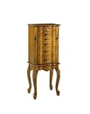 Powell Nostalgic Oak Jewelry Armoire
