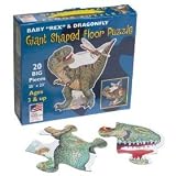 Baby "Rex" & Dragonfly Giant Shaped Floor Puzzle
