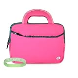 Amazon Kindle DX NEOPRENE SLEEVE CASE Cover Pouch Carrying Bag -- PINK + Vangoddy tm, Live*Laugh*Love wrist band!!!