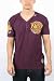 Affliction - Mens Ness Trademark Henley In Eggplant Lava Wash, Size: XX-Large, Color: Eggplant Lava Wash