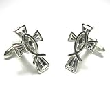 Jesus Fish Silver Cufflinks