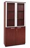 High Wall Cabinet with Doors in Sierra Cherry - Mayline Office Furniture - VHCCRY
