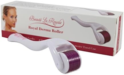 Royal Derma Roller .5 mm - Best Facial Device for Treating Acne Scars, Wrinkles, Dark Spots, Reduces Large Pores and Fine Lines, Blemish and Blackhead Remover. See Results In The First Month of Using The Micro Needle. Roller Derma Multiplies the Results of Skin Care Products, Increases Collagen Production, and Improves Skin Elasticity. Safe and Sterile 540 Titanium Alloy Microneedle - Great for Face, Neck, & Body. Includes Protective Travel Case