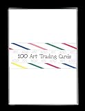 100 BLANK WHITE ACEO ATC ARTIST TRADING CARDS ~ DRAWING CARDSTOCK