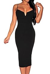 V-neck Plunging Neck Polyester/Spandex Checkered Print Cocktail Spring Summer Winter Sleeveless Bodycon Dress 