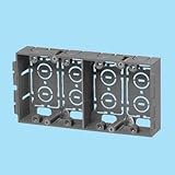 未来工業:パネルボックス(あと付はさみボックス) 4ヶ用 型式:SBP-4W