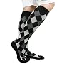 Diamond Argyle Trouser Socks in Your Choice of Black, Sage or Tan