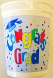 6x Congrats Grad Party Cup