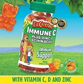 L'il Critters Immune C plus Zinc & Echinacea 200 Gummy Bears