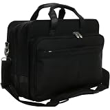 McKleinUSA Walton 73985 R Series Nylon Expandable Double Compartment Laptop Case (Black)