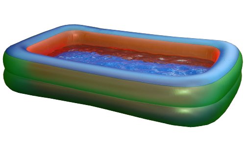 Simex Sport Badebecken Giant 250, gr&uuml;n/blau/orange, 250 x 150 x 48 cm Preisvergleich