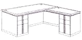 72 Executive L-Desk