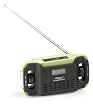 Aquabourne Wind up & Solar Radio AM/FM- Features: Clock, Torch, Alarm, Splashproof and MP3 or Phone Charging Function