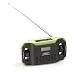 Aquabourne Wind up & Solar Radio AM/FM- Features: Clock, Torch, Alarm, Splashproof and MP3 or Phone Charging Function