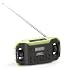 Aquabourne Wind Up & Solar Radio Am/fm- Features: Clock, Tor