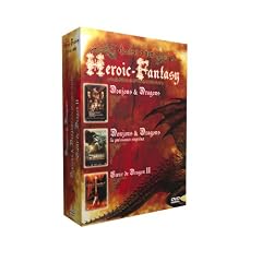 Coffret heroic-fantasy : donjons et dragons 1 et 2 ; coeur de dragon 2