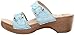Dansko Women's Sophie Turquoise Snake Wedge Sandal