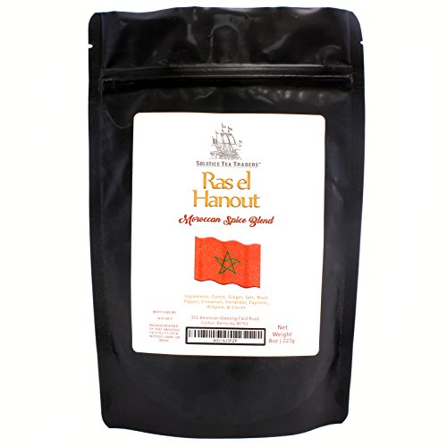 Ras el Hanout, Moroccan Seasoning Blend, 8oz Hand Blended Arabic Oriental Spices, Each Batch Ground Fresh
