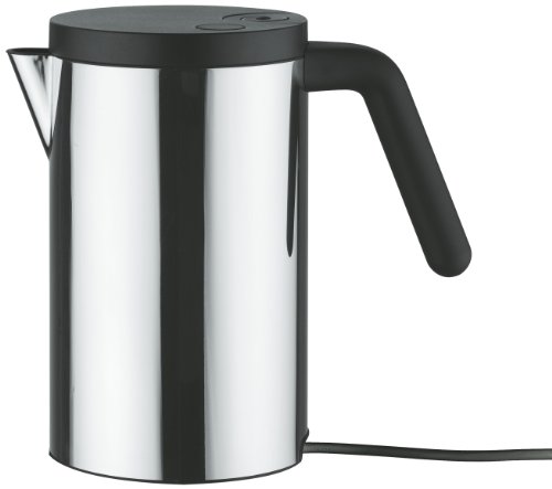 Alessi WA09/80 "HOT IT" Elektrische Wasserkessel, 0.80 L, schwarz
