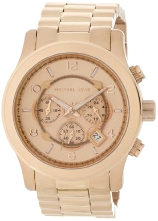  Michael Kors Men's MK8096 Runway Rose-Tone Watch