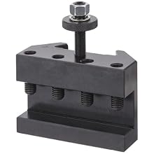 Dorian Tool QITPN-1 Square Shank Chromium Molybdenum Alloy Steel Quick Change Turning and Facing Toolholder for QITP35N Quadra Indexing Quick Change Tool Post, 3/4" - 1" Tool Capacity, 3-3/4" Width, 1-47/64" Height