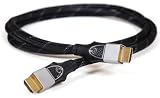 SureConnect Advanced TSC-HDMI-ADV-4 HDMI Cable with Purple LED (Black, 4 Feet)