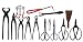 14-pc Bonsai Tool Set Carbon Steel