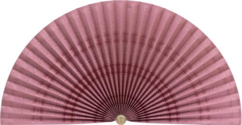 Neat Pleats Decorative Fan, Hearth Screen, or Overdoor Wall Hanging - L201 - Moire: Rose