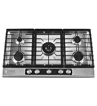 Big Sale Best Cheap Deals Kitchenaid KFGU766VSS 5 Burners Stainless Steel Clear Coat Surface Architect Series II