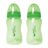 I Play 8oz Feeding Bottle 2pk-Green by GREEN SPROUTS