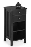 Mission style Anywhere/telephone Table, TWO DRAWER, BLACK 415nVV2HzZL. SL160 Mission style Anywhere/telephone Table, TWO DRAWER, BLACK