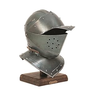 Armor Venue - Black Knight Helmet - Aged Finish - Antiqued - One Size
