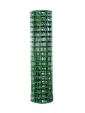 Origin Point 023650 36-Inch x 50-Foot Green Vinyl Garden Fence With 3-Inch x 2-Inch Openings