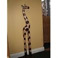 Wooden giraffe 60cm tall hand painted