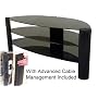 ZIN 421088/BKBI Black TV Stand 42 - 50