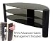 ZIN 421088/BKBI Black TV Stand 42 - 50