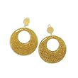 Gold Glitter Earrings - Accessories & Makeup
