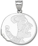 Florida State Seminoles Giant 1 5/8 W x 1 1/2 H Seminole Pendant - 14KT Gold Jewelry