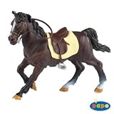 415nak5ni9L. SL160  Papo: Brown Horse with Saddle