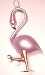 Mercury Glass FLAMINGO Christmas Ornament flamingos