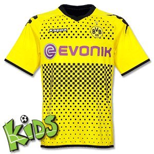 11-12 Borussia Dortmund Home Jersey - Boys
