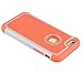 Elegant Choise Compatible with iPhone 6S Case, iPhone 6 Case, Shockproof Armor iPhone 6S Case, Hybrid Dual Layer Defender Protective Case Cover (A Orange/Gray)