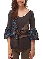 IAN MOSH Camiseta Manga Larga Paris (Marrón)