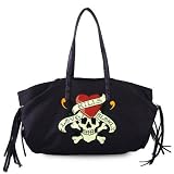 Ed Hardy Casey Love Kills Tote Bag - Purple