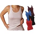 HERMKO 1310 Damen Achselhemd aus 100% EU-Baumwolle, Naturfaser Unterhemd, Schadstoffgepr�ftes Tank Top nach �ko-Tex Standard 100