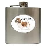 Cavalier King Charles Spaniel Hip Flask (6 oz)