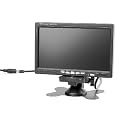 Tinxi 7 Zoll (17,78cm)AUTO KFZ PKW LCD TFT Monitor Bildschirm Kamera Camera Player mit Fernbedienung und Standfu� f�r DVD / DVB-T PAL / NTSC in schwarz