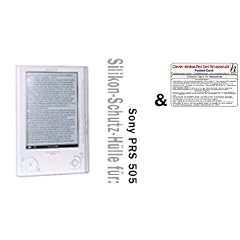 Sony PRS 505 S - org. Sony Silikonschutz-Hülle + GRATIS 1x Pocket-Card Clever einkaufen bei Amazon.de