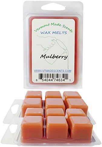 Vermont Made Scents, 2 Pack Tart Wax Melts, Aromatherapy, Mulberry