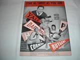 STAY AS SWEET AS YOU ARE MACK GORDON 1934 SHEET MUSIC SHEET MUSIC 262